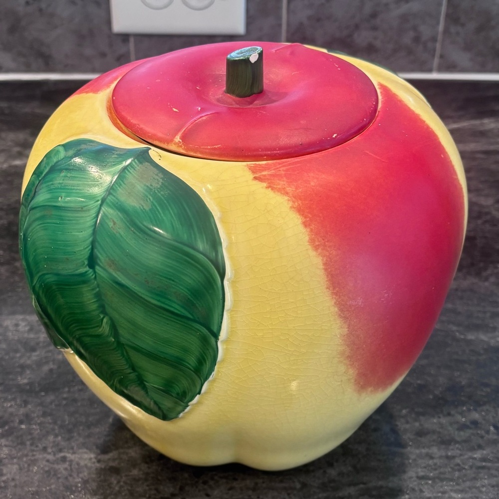 Vintage Hull Blushing Apple Cookie Jar